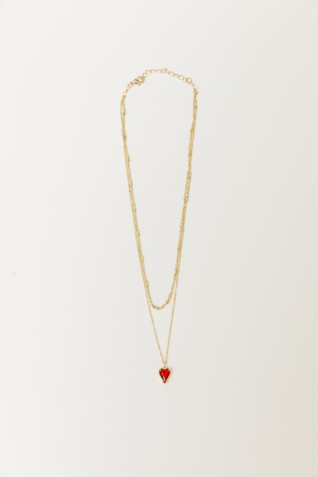 Chandler Double Layer Necklace (Online Exclusive) - Uptown Boutique Ramona