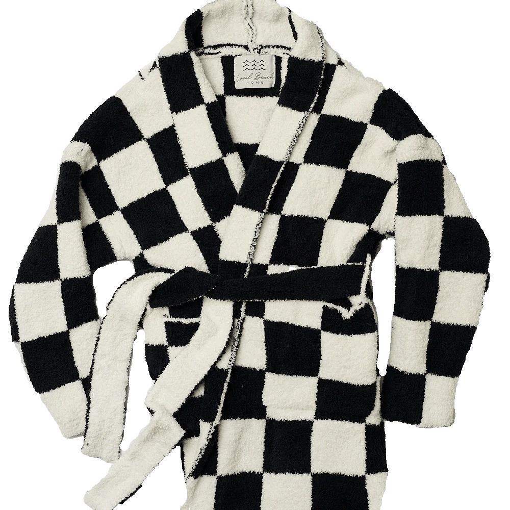 Checker Luxe Robe - Uptown Boutique Ramona