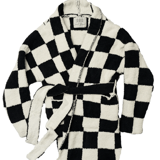 Checker Luxe Robe - Uptown Boutique Ramona