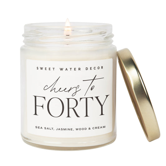 Cheers to Forty Candle - Uptown Boutique Ramona