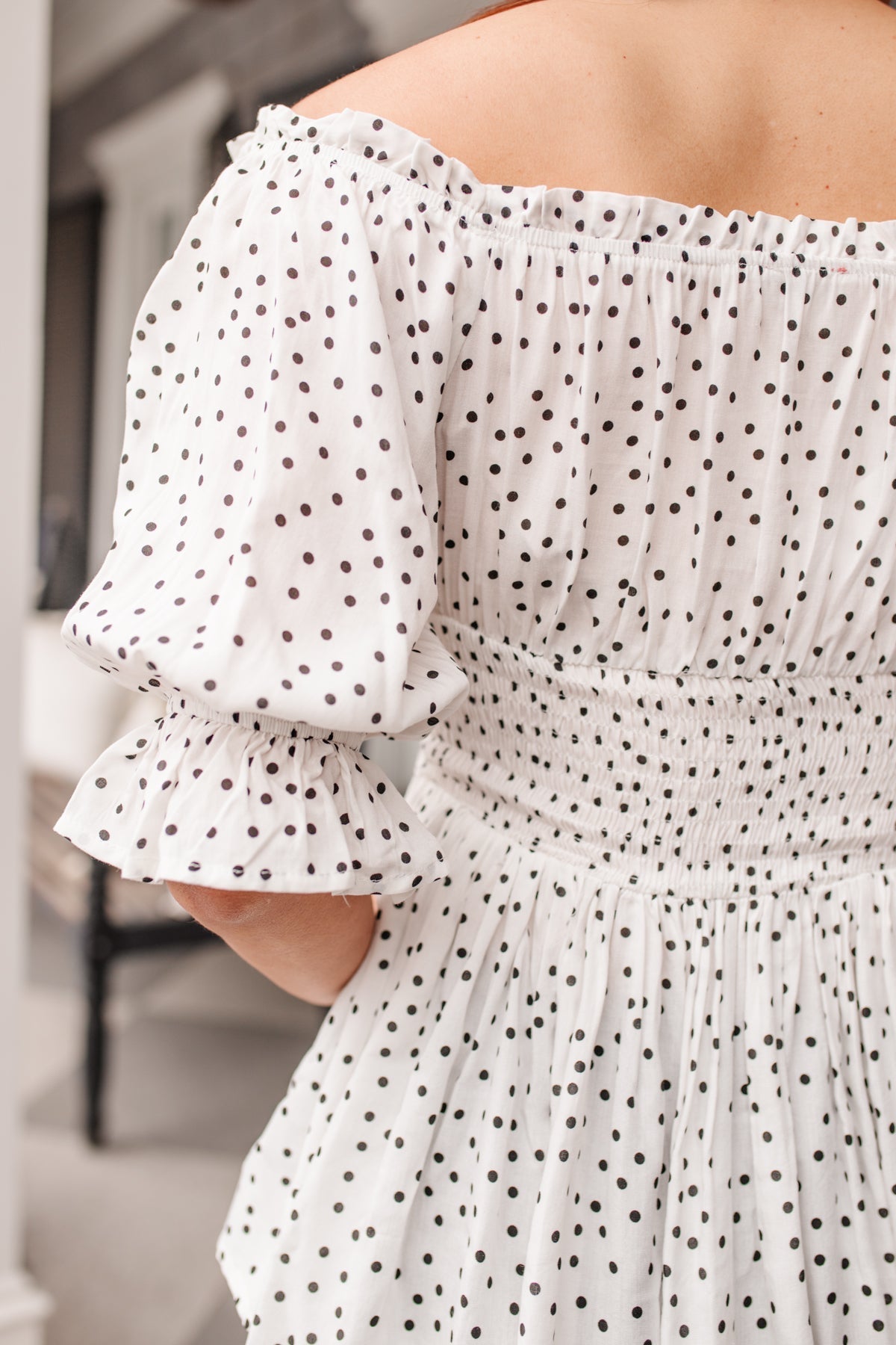 Chose Me Dotted Top (Online Exclusive) - Uptown Boutique Ramona