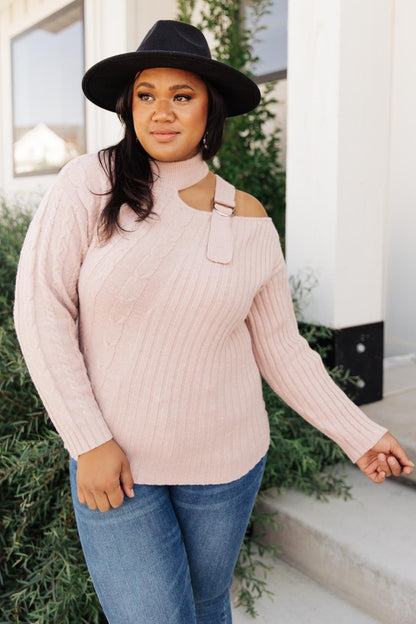 City Chic Sweater in Mauve (Online Exclusive) - Uptown Boutique Ramona