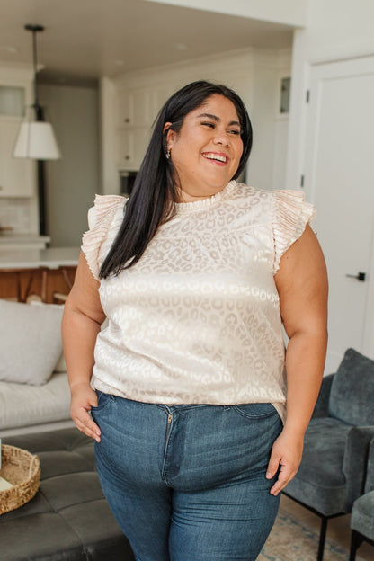 City Escape Top in Pearl (Online Exclusive) - Uptown Boutique Ramona