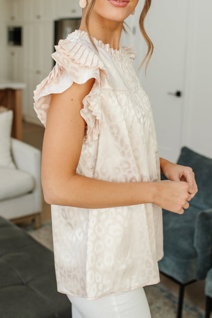 City Escape Top in Pearl (Online Exclusive) - Uptown Boutique Ramona