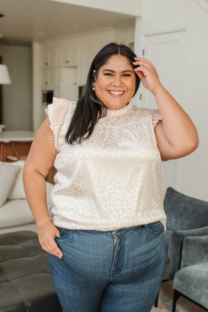 City Escape Top in Pearl (Online Exclusive) - Uptown Boutique Ramona