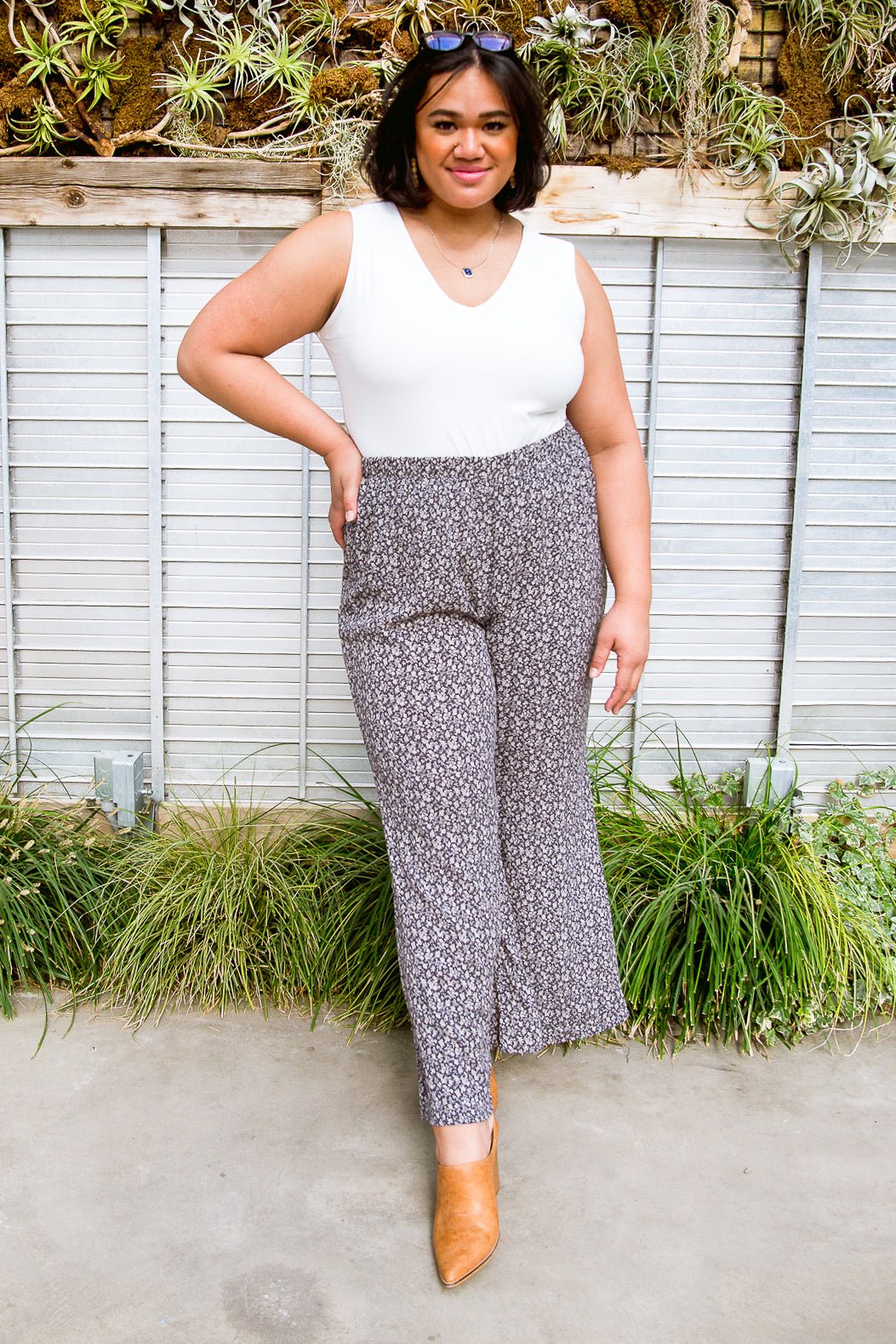 City Views Wide Leg Pants (Online Exclusive) - Uptown Boutique Ramona