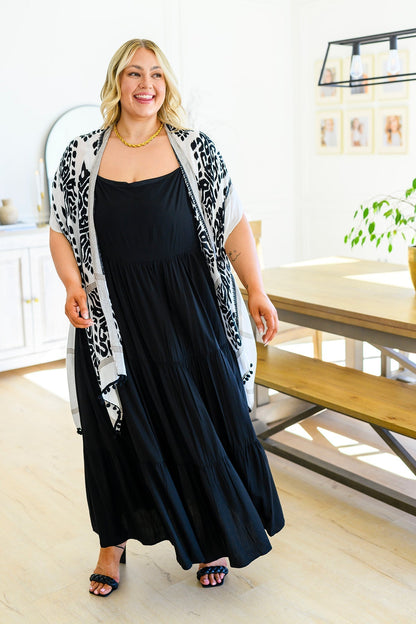 Classically Cool Tiered Maxi Dress (Online Exclusive) - Uptown Boutique Ramona