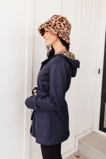 Classy & Sassy Peacoat in Navy (Online Exclusive) - Uptown Boutique Ramona