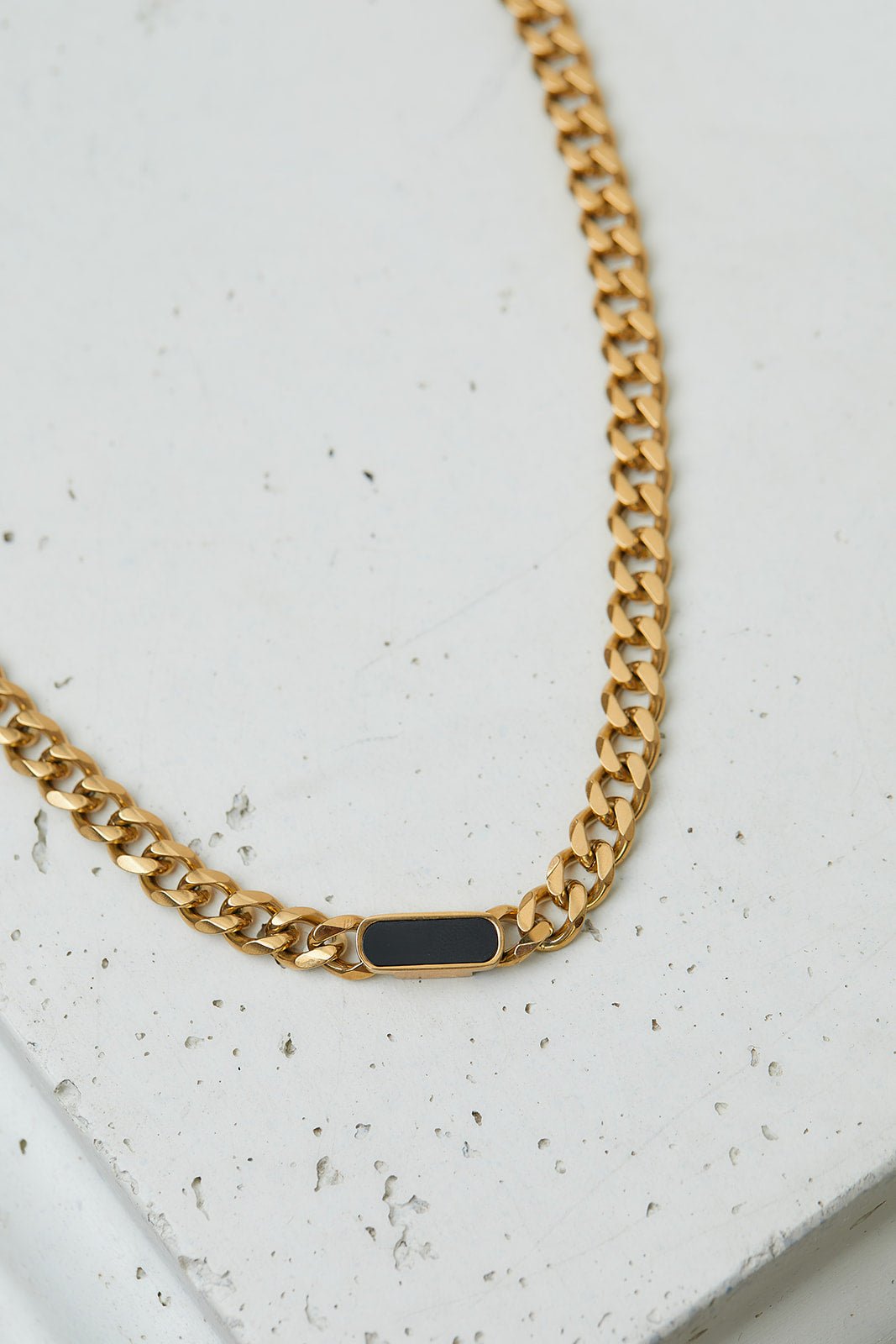 Close Knit Necklace In Black (Online Exclusive) - Uptown Boutique Ramona