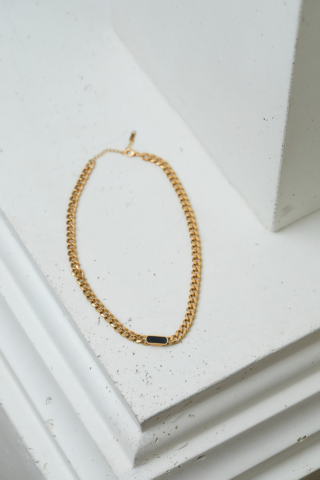 Close Knit Necklace In Black (Online Exclusive) - Uptown Boutique Ramona