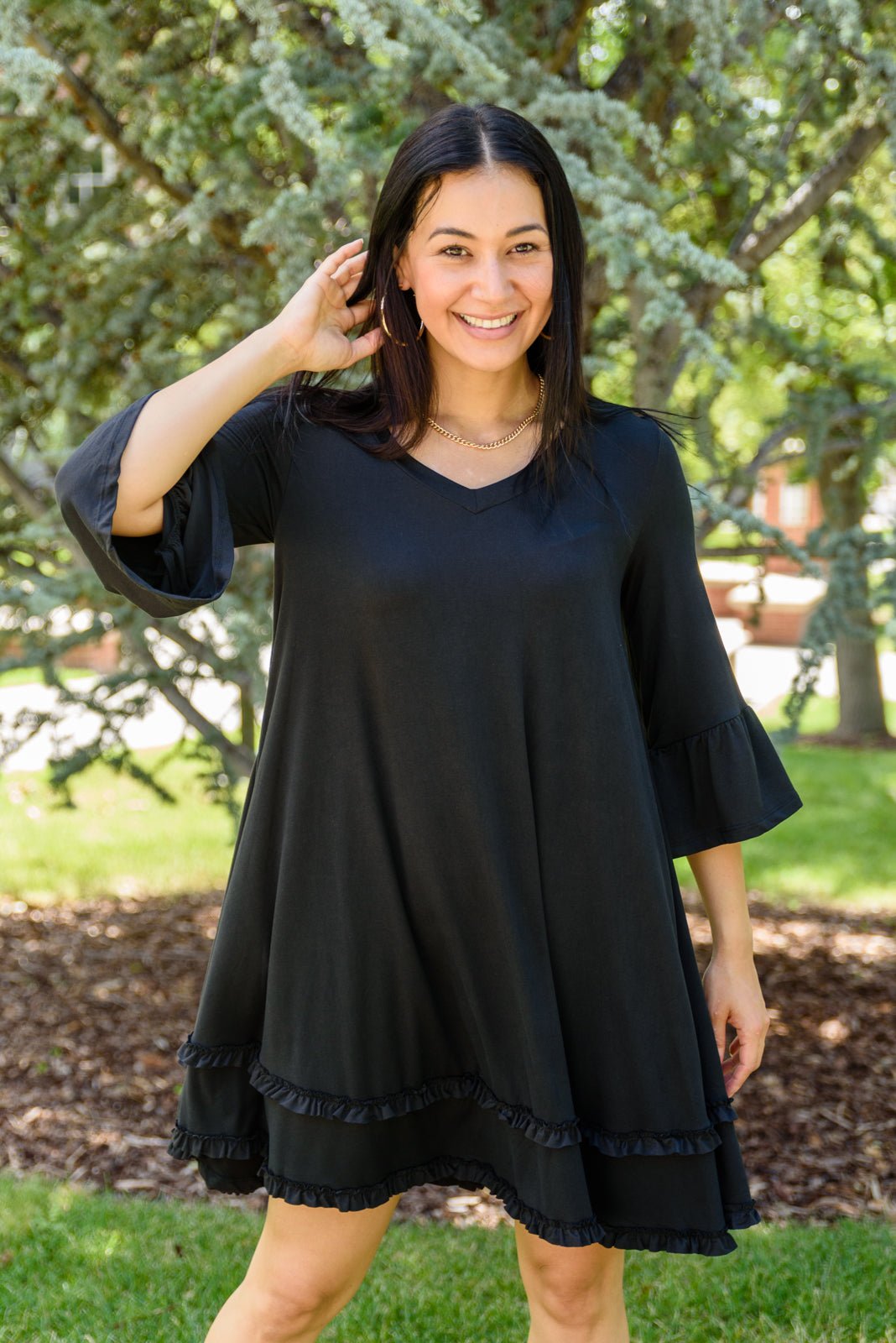 Coast Dress in Black (Online Exclusive) - Uptown Boutique Ramona