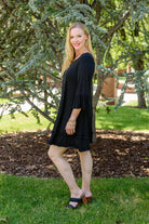Coast Dress in Black (Online Exclusive) - Uptown Boutique Ramona