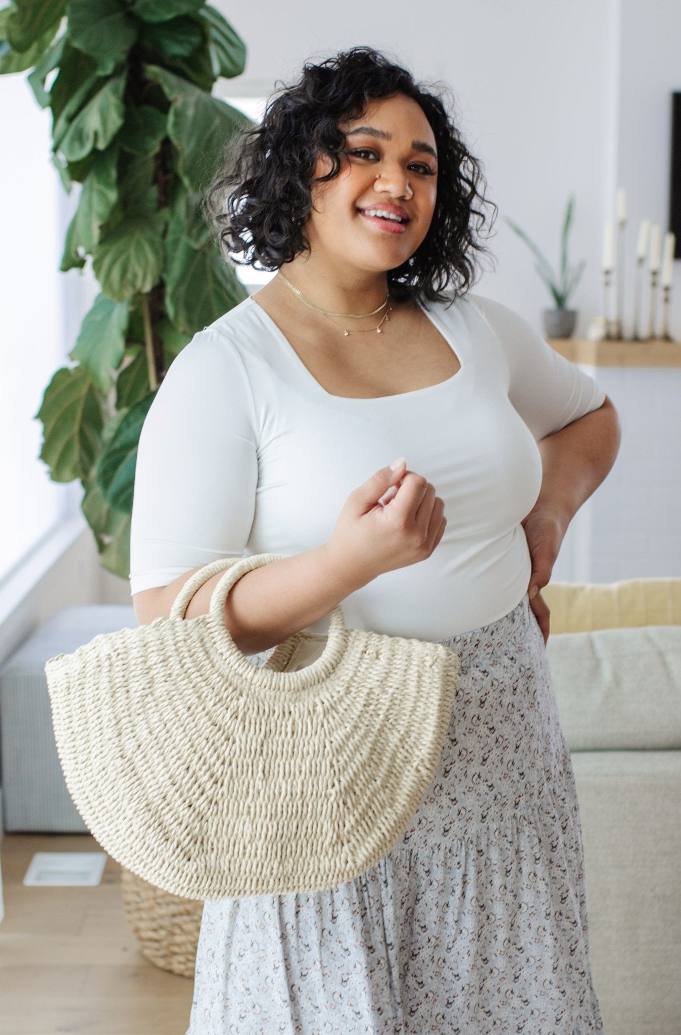 Coastal Cutie Straw Bag (Online Exclusive) - Uptown Boutique Ramona