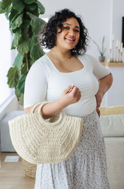 Coastal Cutie Straw Bag (Online Exclusive) - Uptown Boutique Ramona