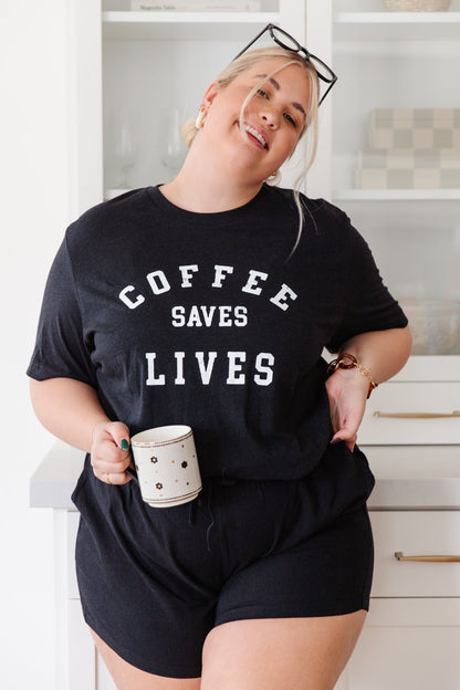 Coffee Fanatic Graphic Tee (Online Exclusive) - Uptown Boutique Ramona