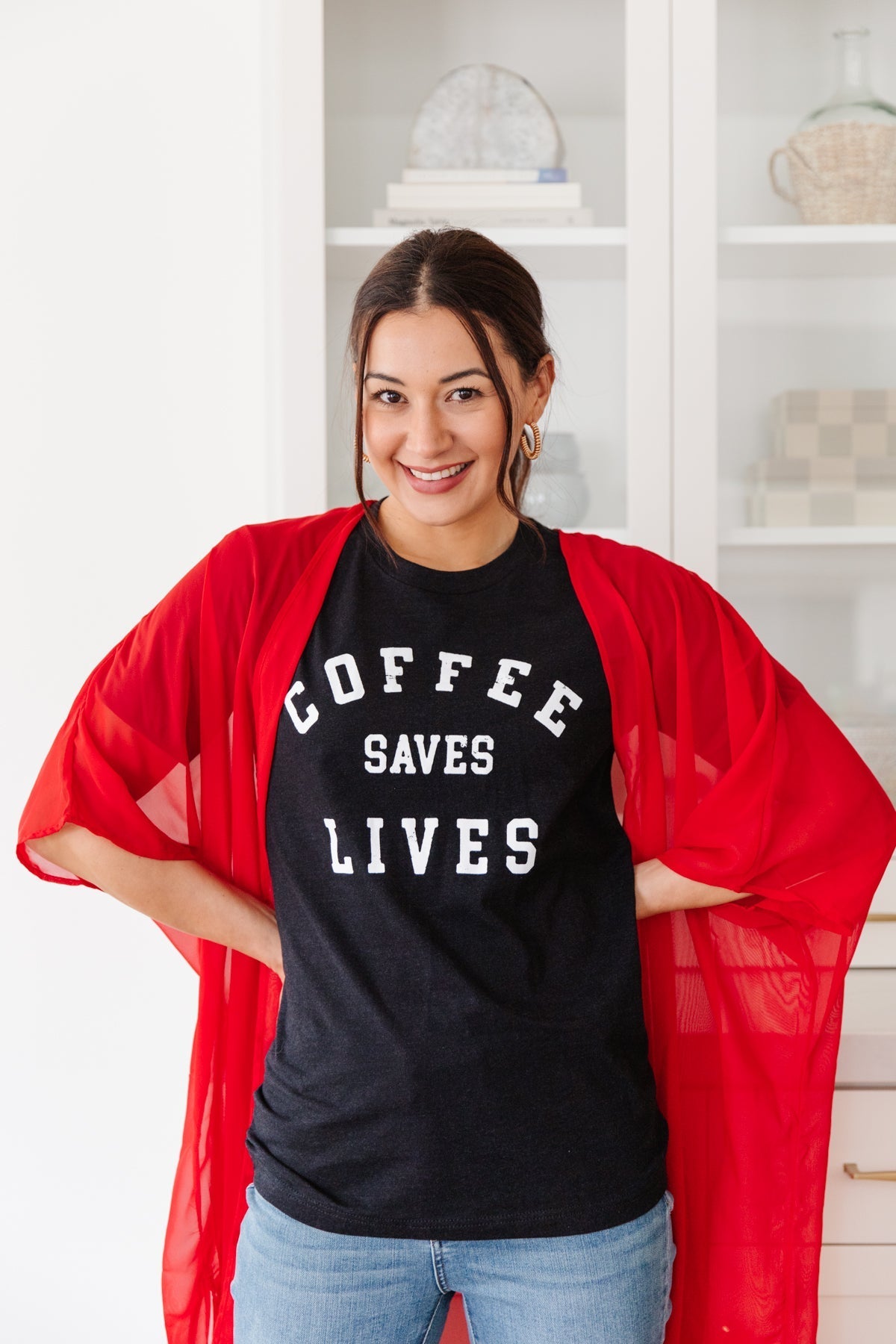 Coffee Fanatic Graphic Tee (Online Exclusive) - Uptown Boutique Ramona