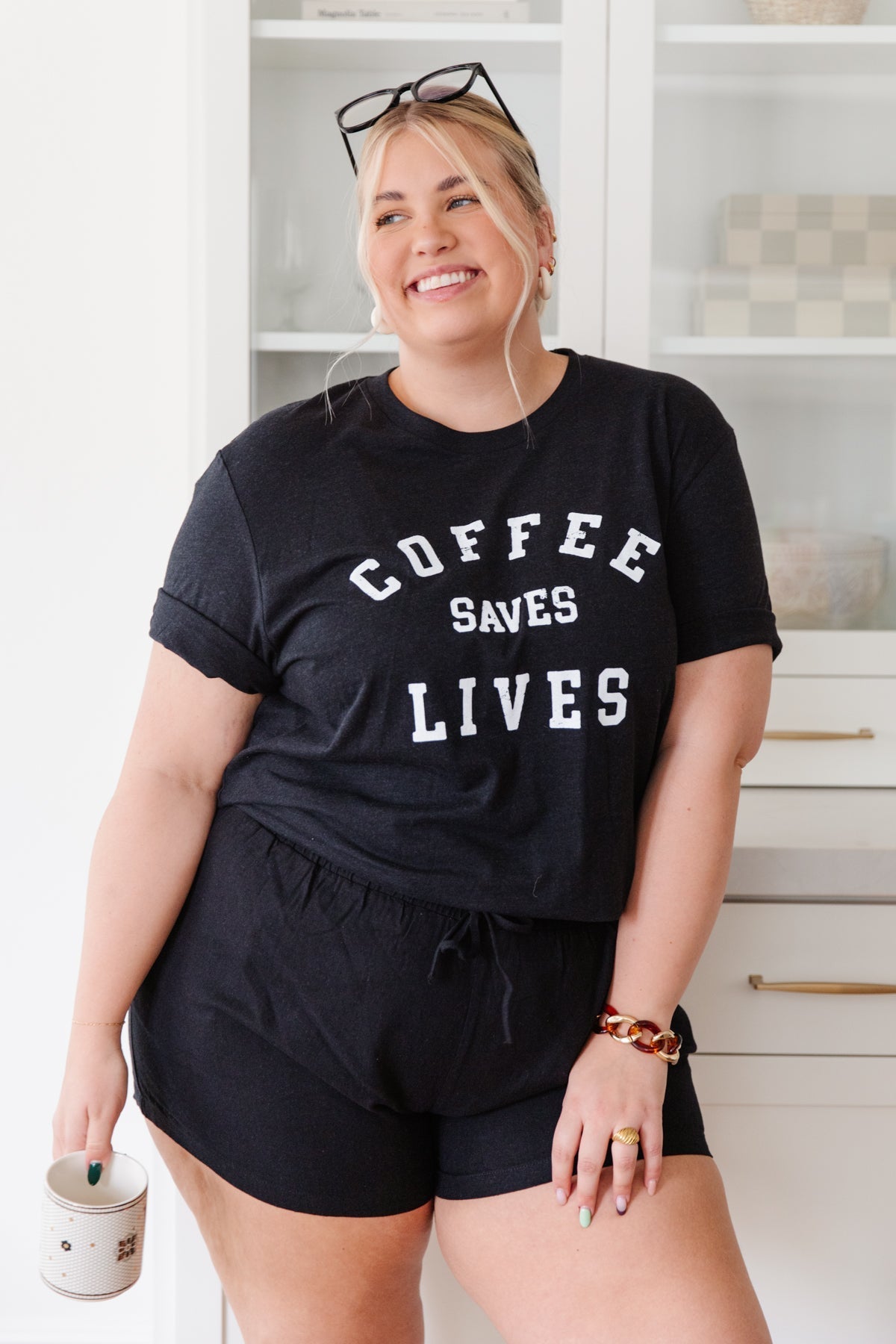 Coffee Fanatic Graphic Tee (Online Exclusive) - Uptown Boutique Ramona