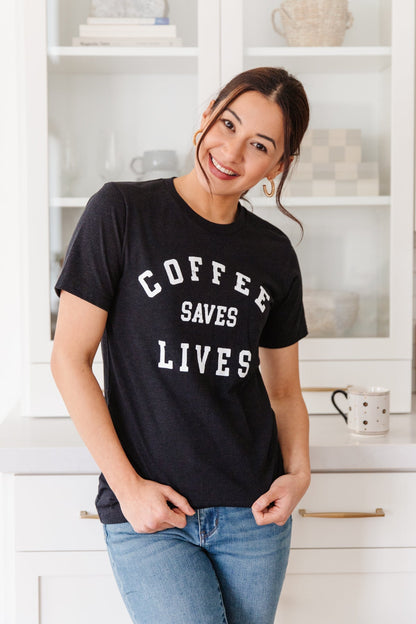 Coffee Fanatic Graphic Tee (Online Exclusive) - Uptown Boutique Ramona