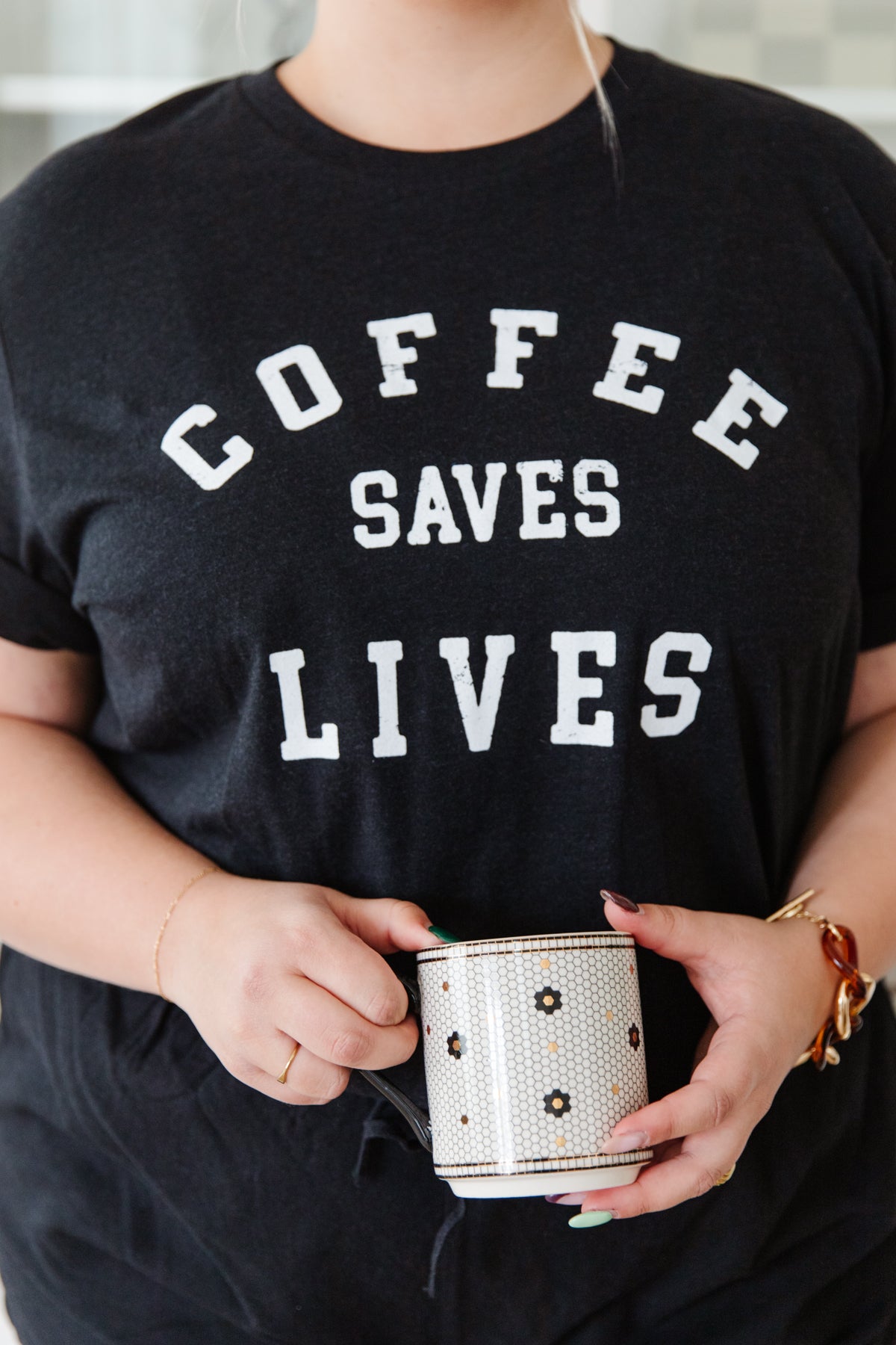 Coffee Fanatic Graphic Tee (Online Exclusive) - Uptown Boutique Ramona