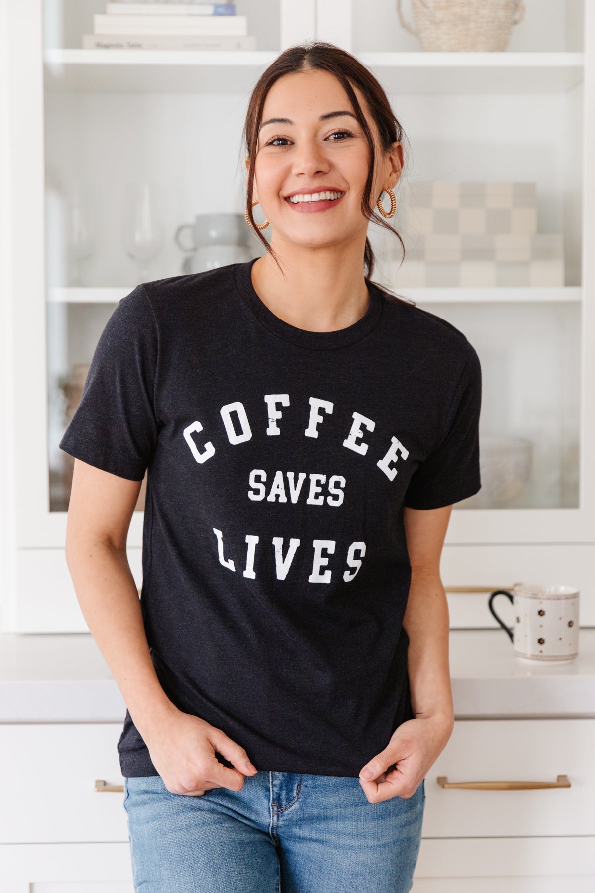 Coffee Fanatic Graphic Tee (Online Exclusive) - Uptown Boutique Ramona