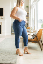 Colt High Rise Button Fly Distressed Boyfriend Jeans (Online Exclusive) - Uptown Boutique Ramona