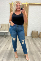 Colt High Rise Button Fly Distressed Boyfriend Jeans (Online Exclusive) - Uptown Boutique Ramona