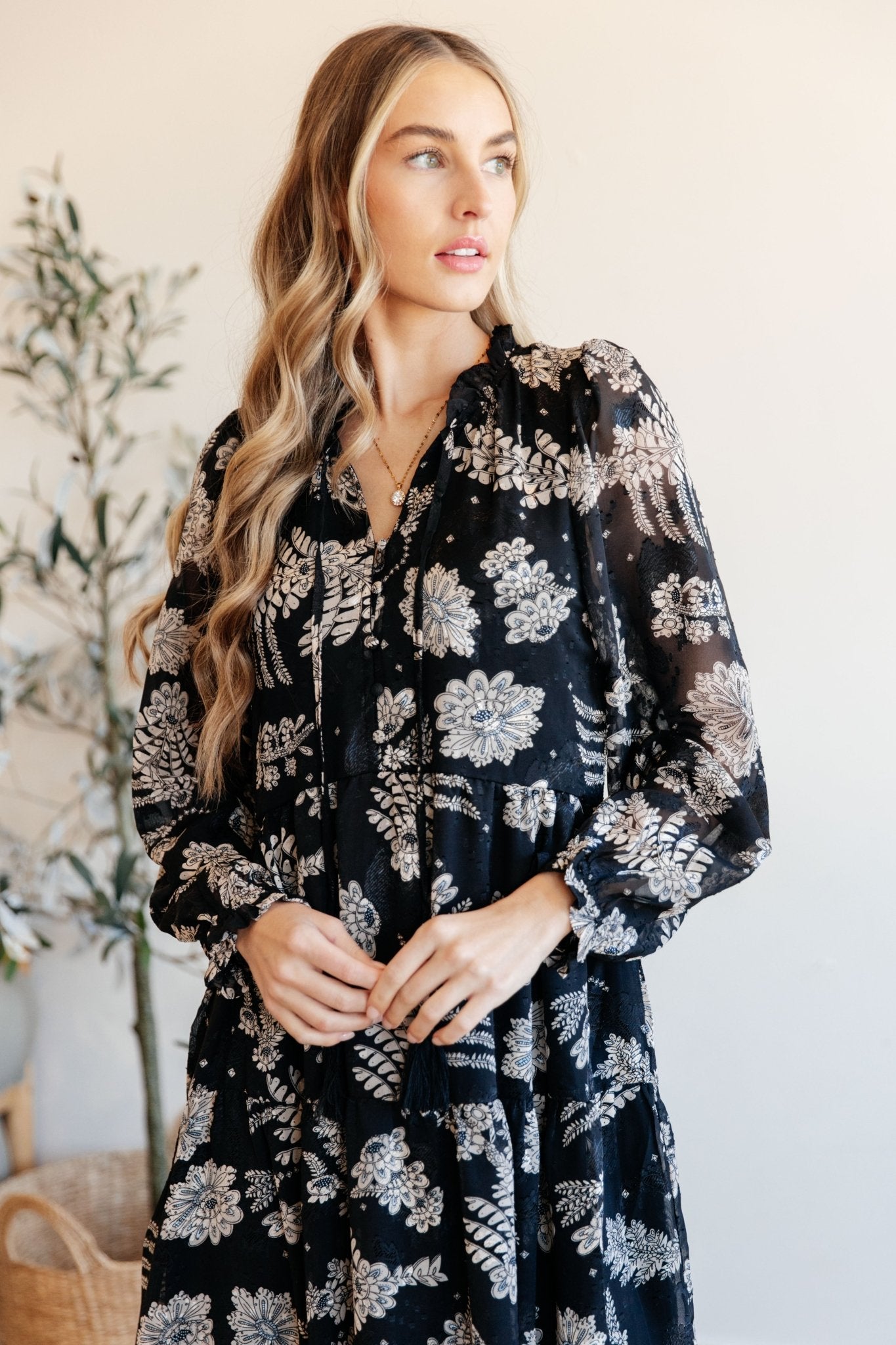 Come Take My Hand Floral Dress (Online Exclusive) - Uptown Boutique Ramona