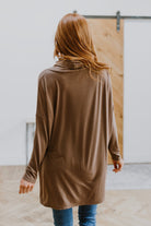 Comfort First Cowl Neck Hi - Low Long Sleeve (Online Exclusive) - Uptown Boutique Ramona