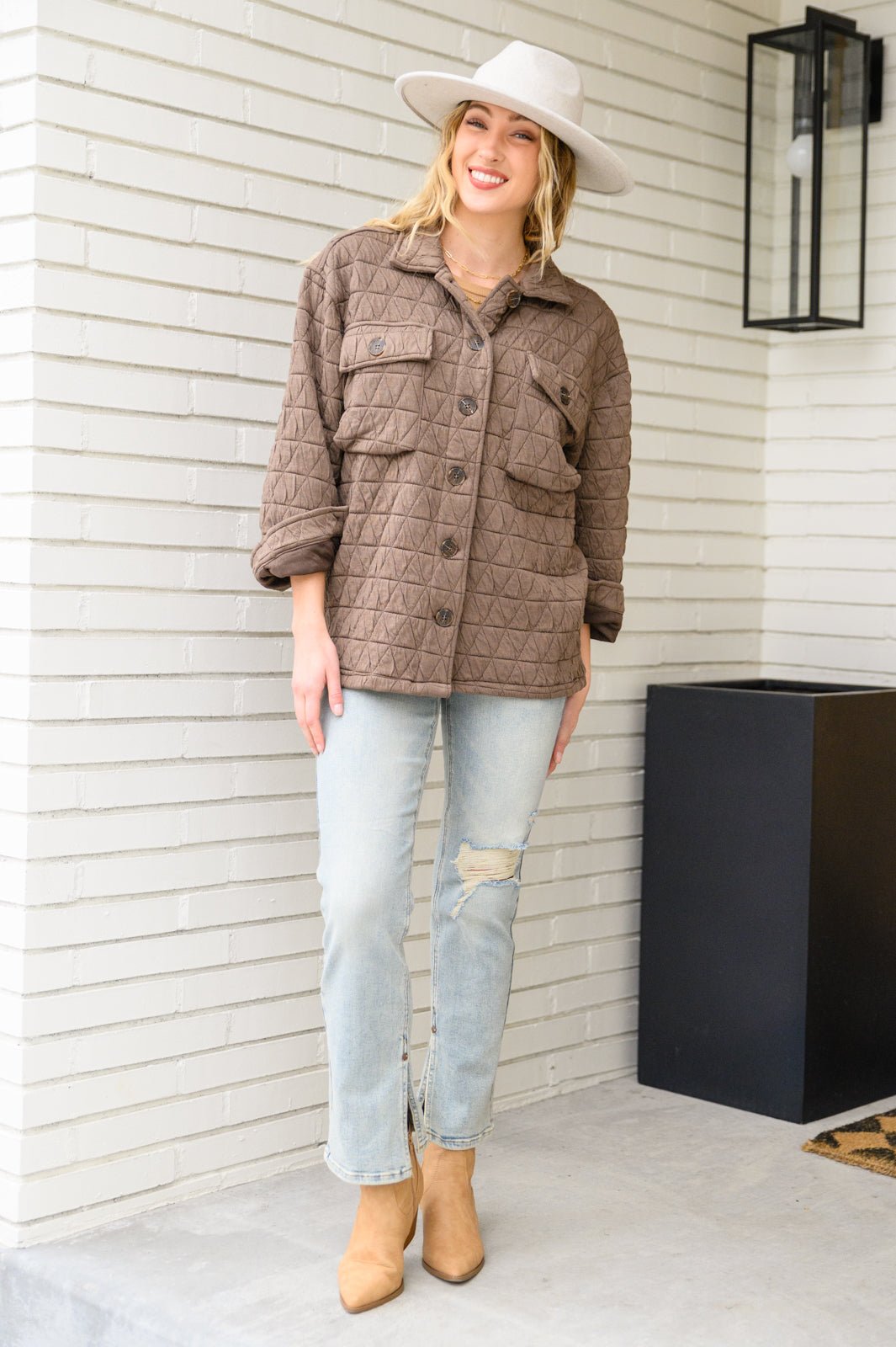 Coming Back Home Jacket in Mocha (Online Exclusive) - Uptown Boutique Ramona