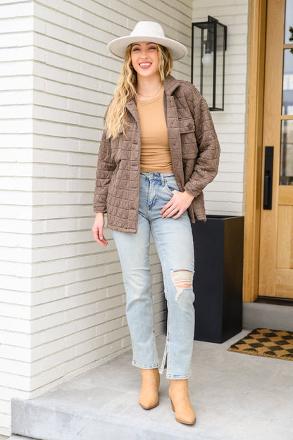 Coming Back Home Jacket in Mocha (Online Exclusive) - Uptown Boutique Ramona