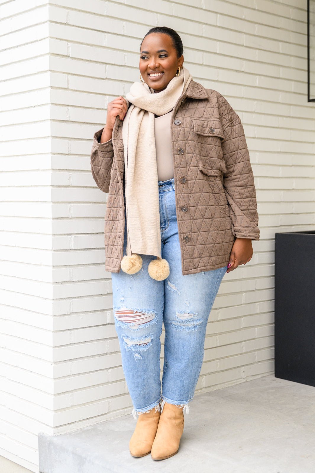 Coming Back Home Jacket in Mocha (Online Exclusive) - Uptown Boutique Ramona