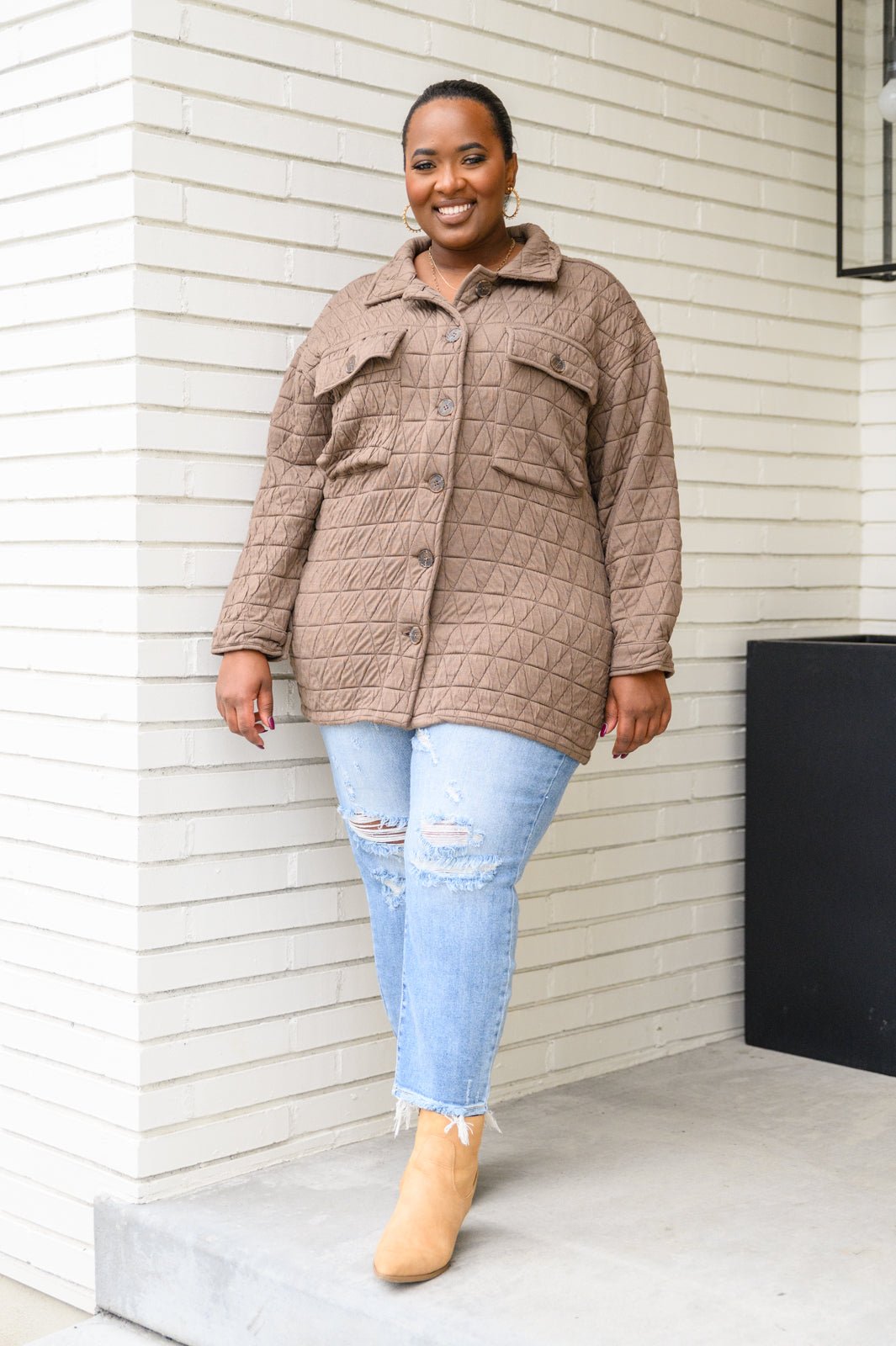 Coming Back Home Jacket in Mocha (Online Exclusive) - Uptown Boutique Ramona