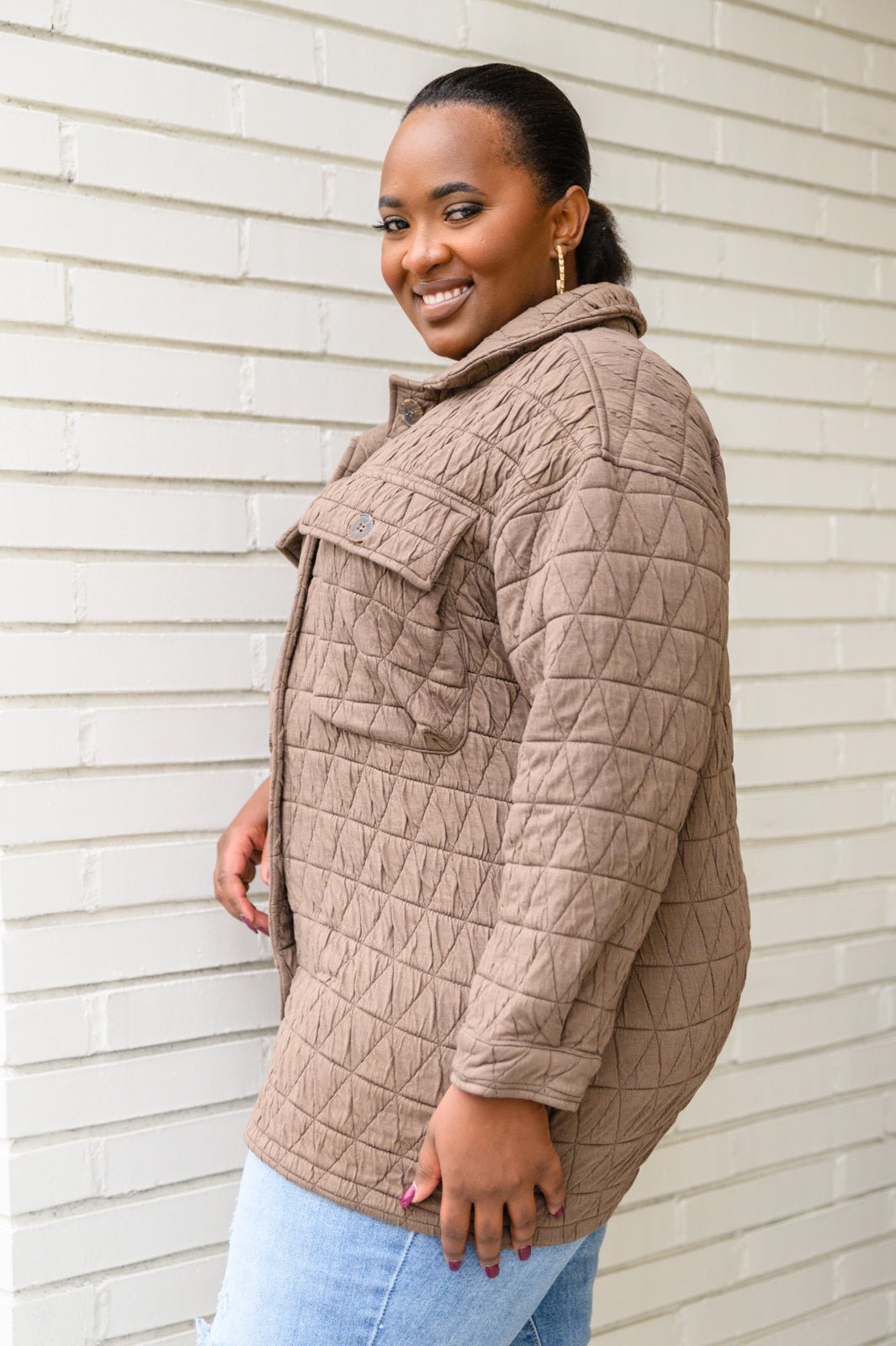 Coming Back Home Jacket in Mocha (Online Exclusive) - Uptown Boutique Ramona