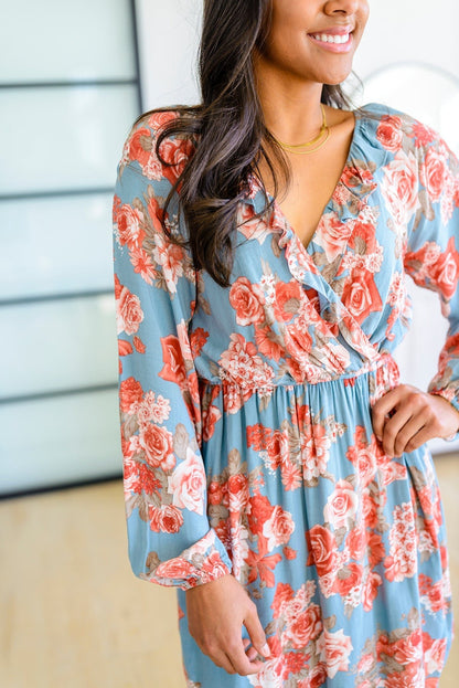 Coming Up Roses Floral Dress (Online Exclusive) - Uptown Boutique Ramona