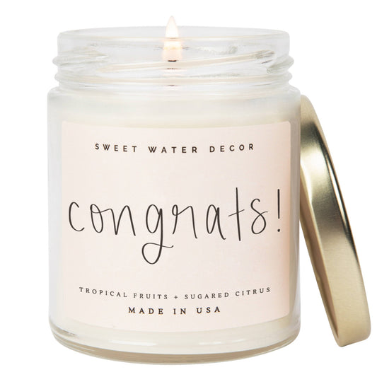 Congrats! Candle - Uptown Boutique Ramona