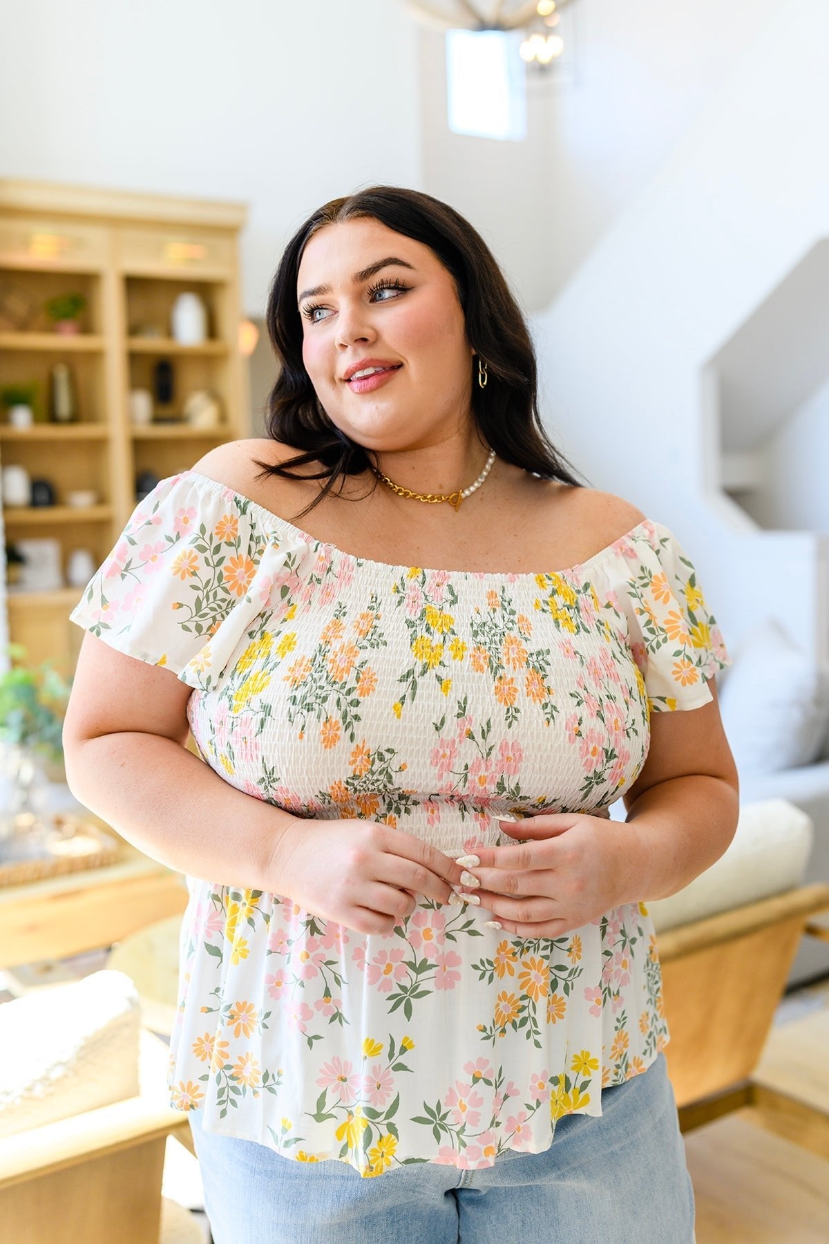 Constantly Cute Floral Top (Online Exclusive) - Uptown Boutique Ramona