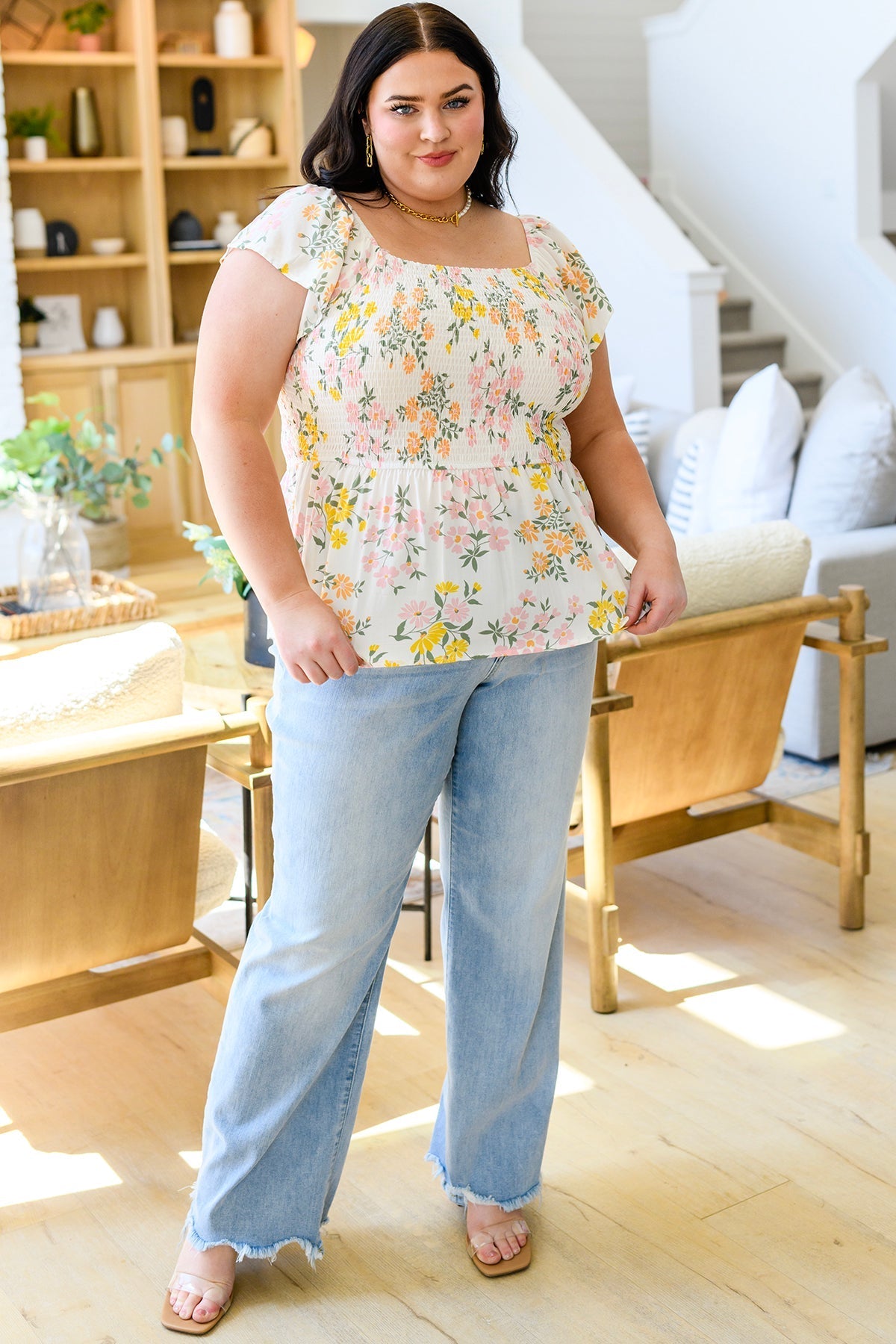 Constantly Cute Floral Top (Online Exclusive) - Uptown Boutique Ramona