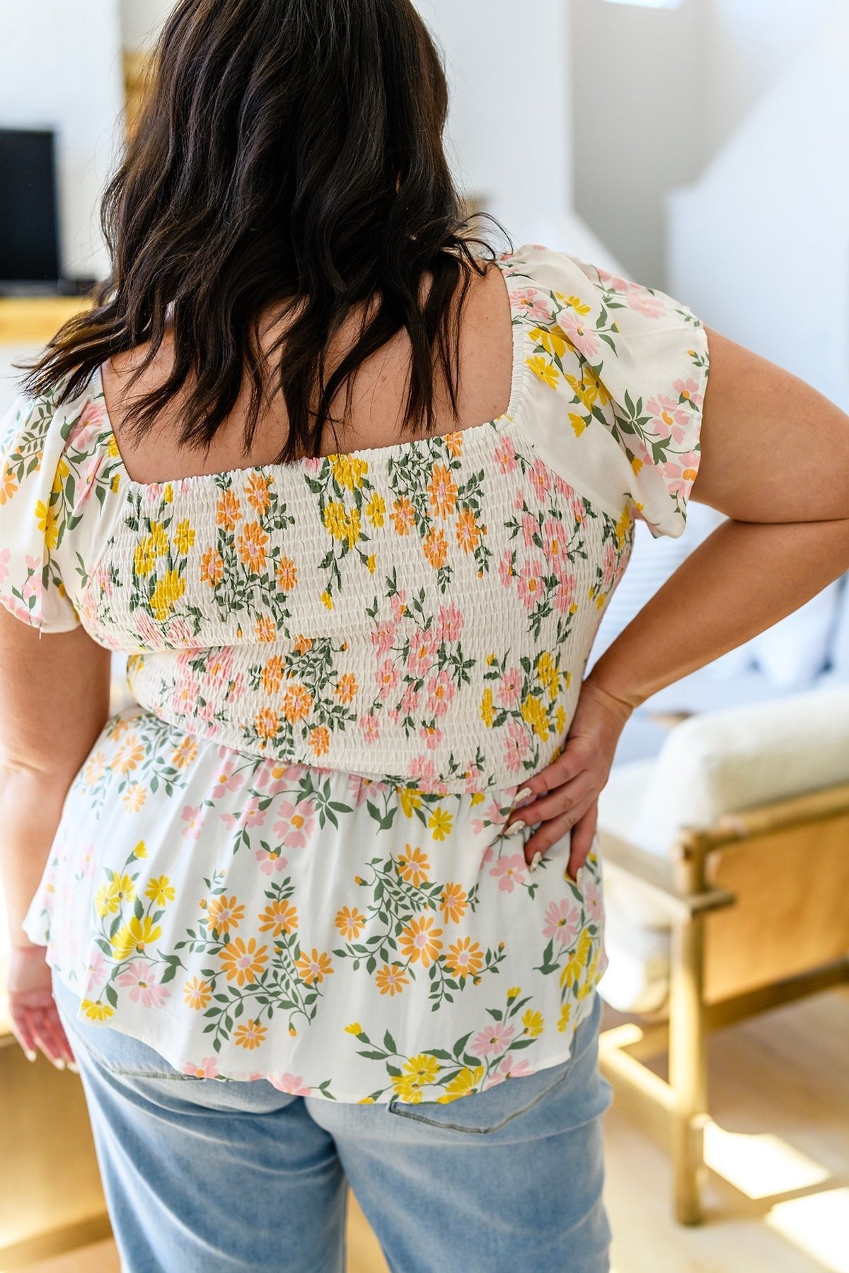 Constantly Cute Floral Top (Online Exclusive) - Uptown Boutique Ramona