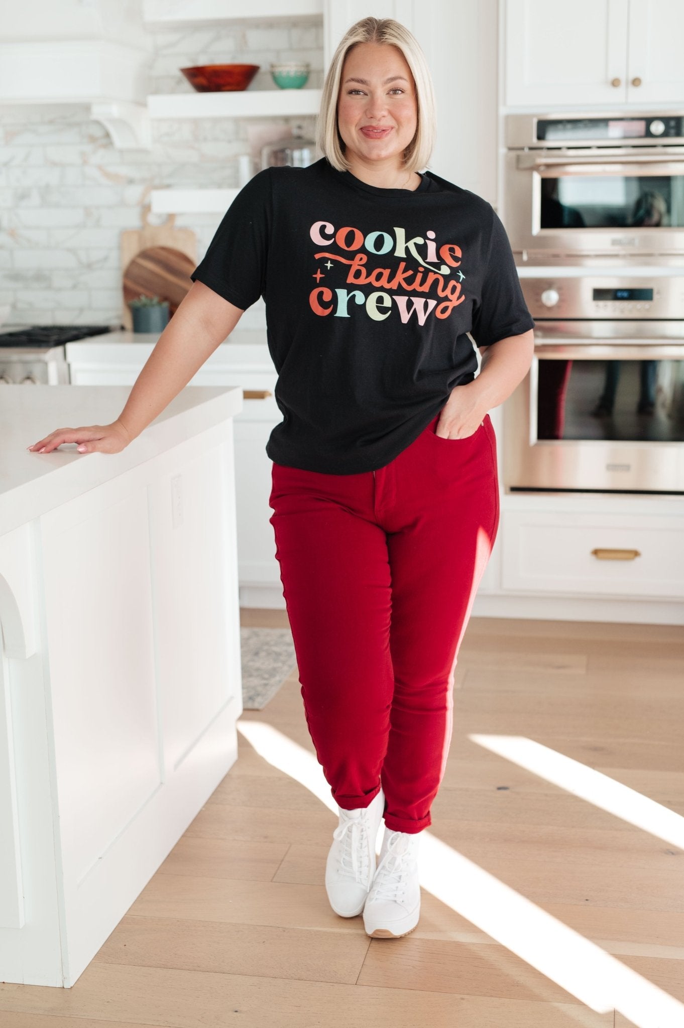 Cookie Baking Crew Graphic Tee (Online Exclusive) - Uptown Boutique Ramona