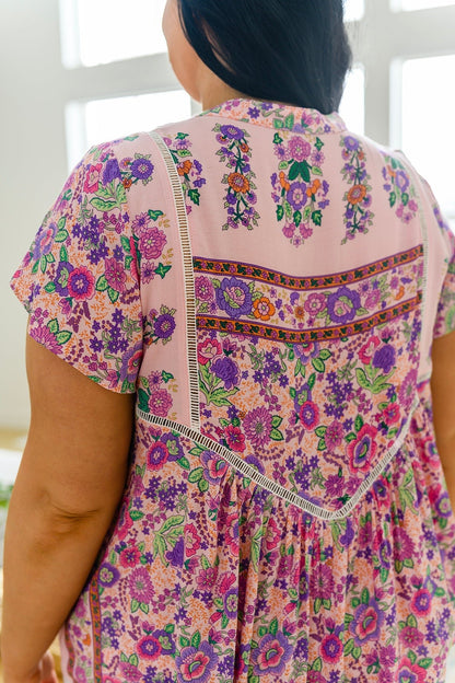 Cordially Invited Floral Blouse (Online Exclusive) - Uptown Boutique Ramona