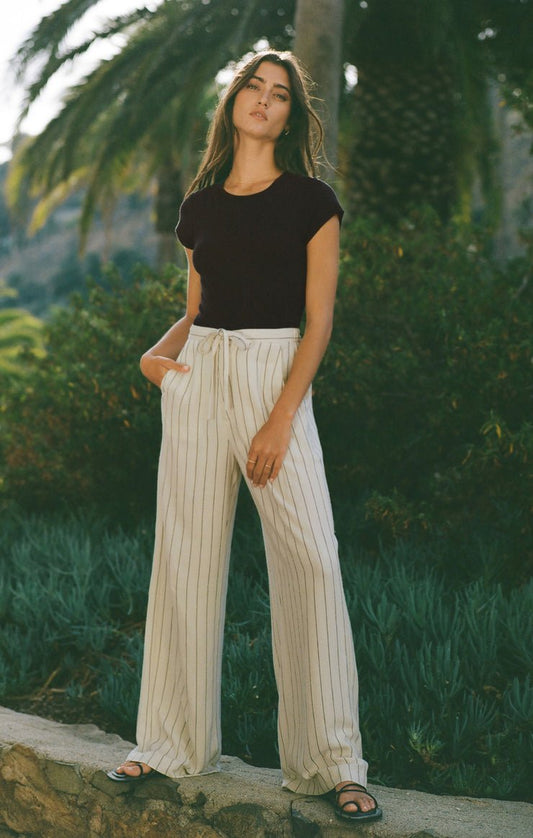 CORTEZ PINSTRIPE PANT - Uptown Boutique Ramona