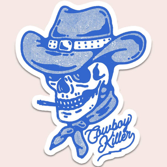 Cowboy Killer Sticker - Uptown Boutique Ramona