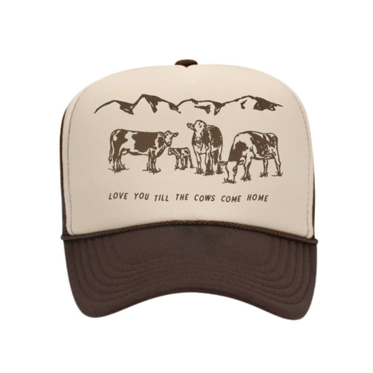 Cows Come Home Trucker Hat - Uptown Boutique Ramona