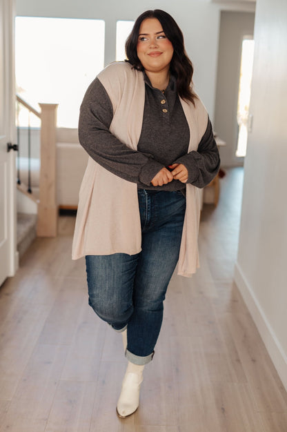 Cozy All Over Henley Top (Online Exclusive) - Uptown Boutique Ramona