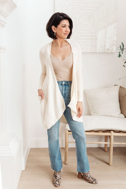 Cozy Nights Cardigan In Cream (Online Exclusive) - Uptown Boutique Ramona