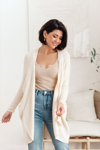 Cozy Nights Cardigan In Cream (Online Exclusive) - Uptown Boutique Ramona