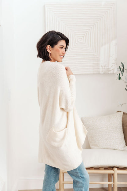 Cozy Nights Cardigan In Cream (Online Exclusive) - Uptown Boutique Ramona