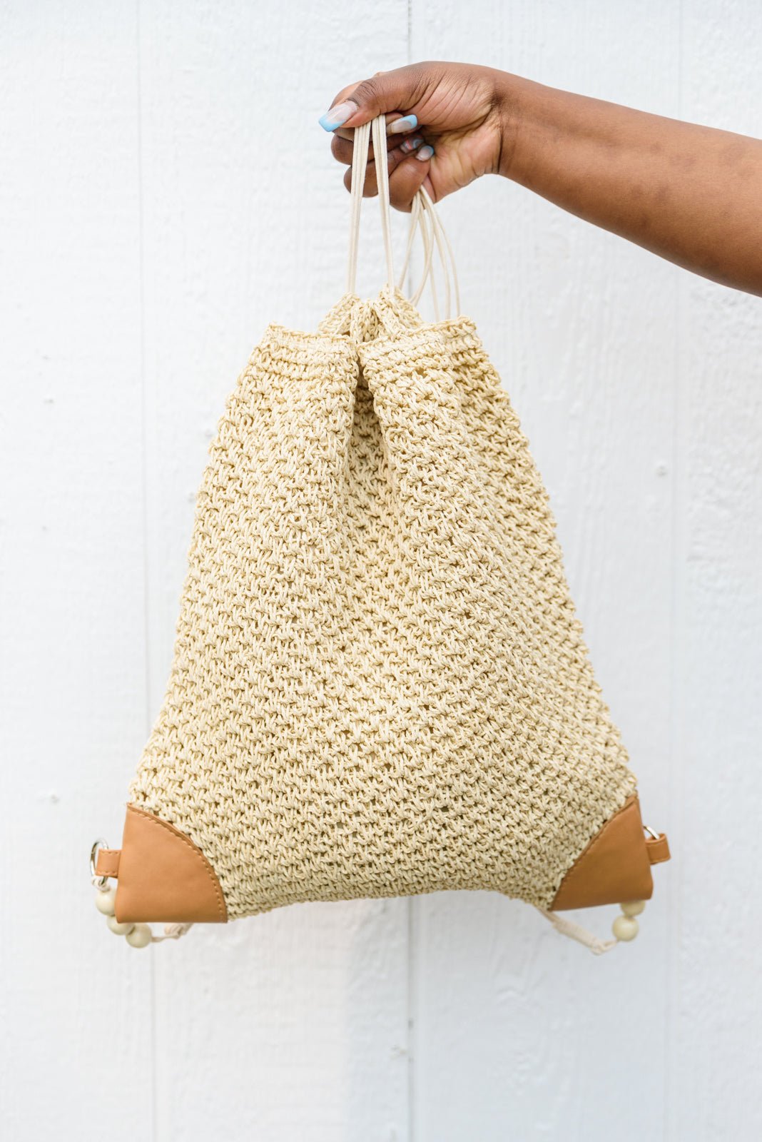 Crochet Backpack (Online Exclusive) - Uptown Boutique Ramona