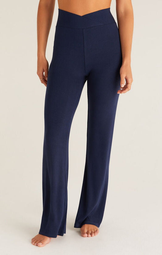 Crossover Rib Pant - Uptown Boutique Ramona