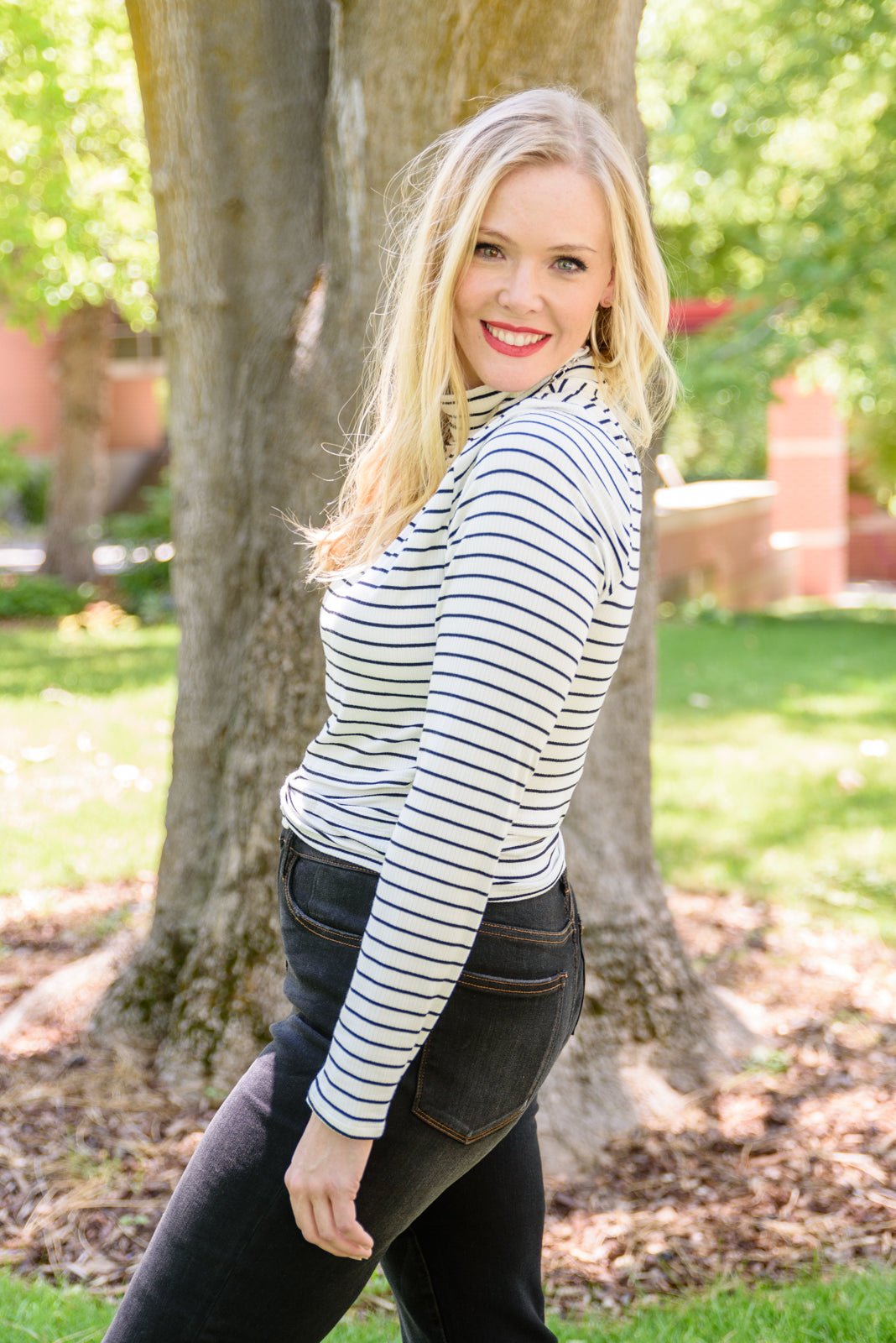 Crossroads Striped Top (Online Exclusive) - Uptown Boutique Ramona